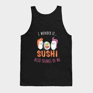 Funny Japanese Food Nigiri Maki Sushi-Fan Gift Tank Top